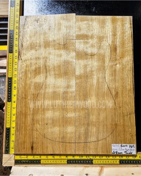 Korina / White Limba Guitar & Bass Body Blank Set