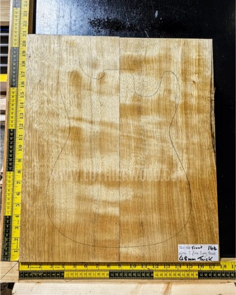 Korina / White Limba Guitar & Bass Body Blank Set