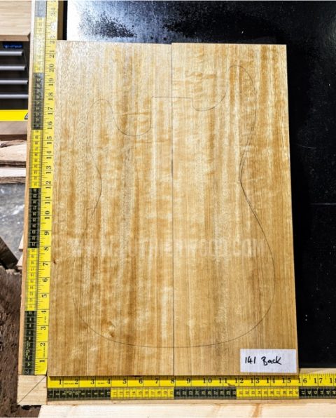 Korina / White Limba Guitar & Bass Body Blank Set