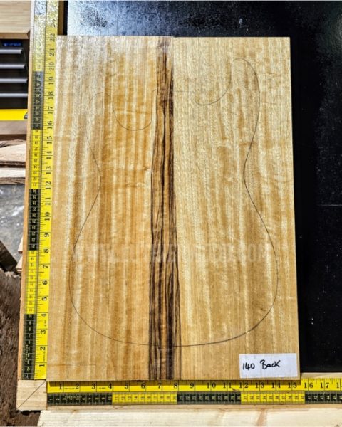 Korina / White Limba Guitar & Bass Body Blank Set