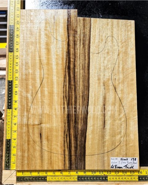 Korina / White Limba Guitar & Bass Body Blank Set