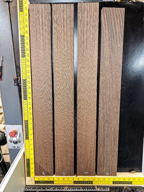 Wenge Quarter Sawn Neck Blank