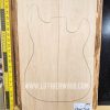 Alder Two-Piece Guitar and Bass Body Blank Set