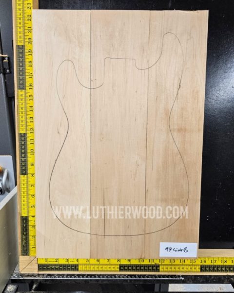 Alder 3 Piece Guitar & Bass Body Blank Set