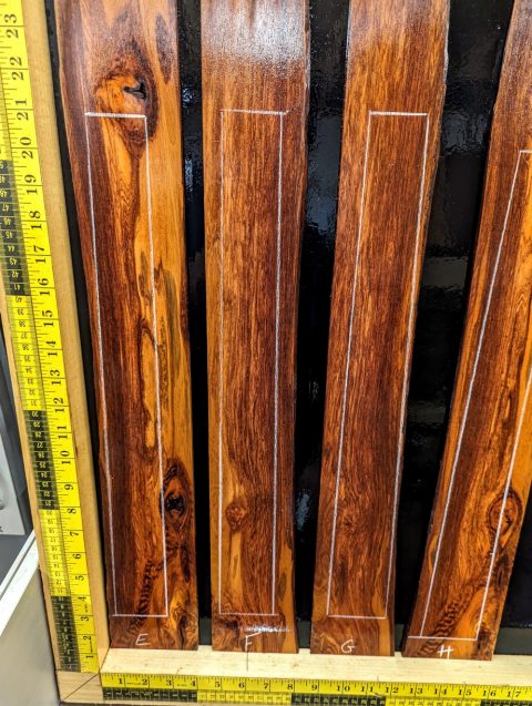 Snake Wood Fingerboard Blank.