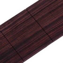 Slotted Indian Rosewood Guitar Fingerboard Blank – 25.5″ Scale Length, 24 fret