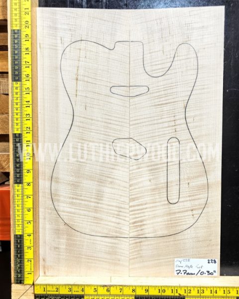 Flame Maple Drop Top Bookmatched Set