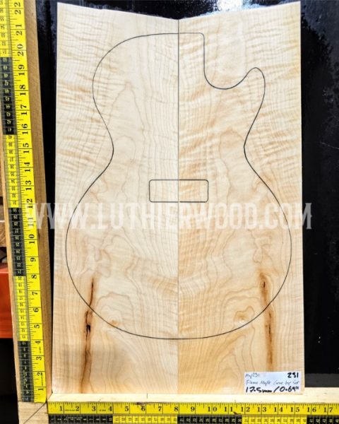 Flame Maple Carve Top Set