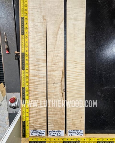 4A Flame Maple Guitar Neck Blank 023