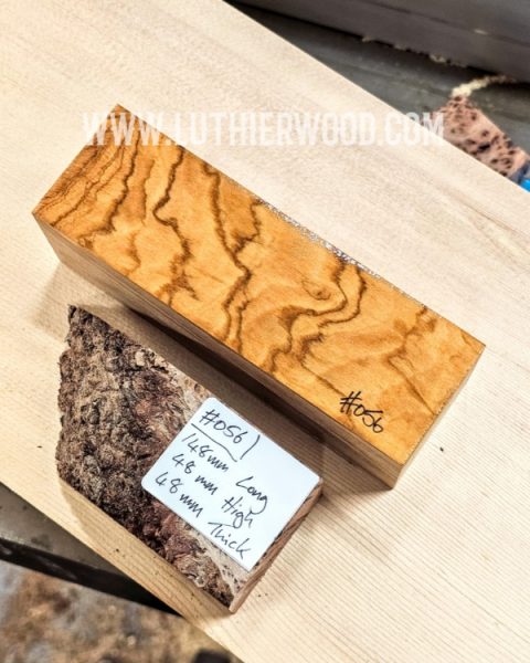 Italian Olivewood Knife Scales Block