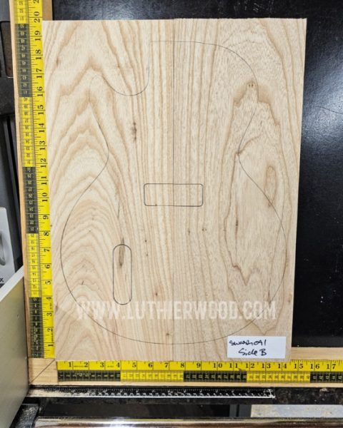 Swamp Ash 2 Piece Guitar & Bass Body Blank