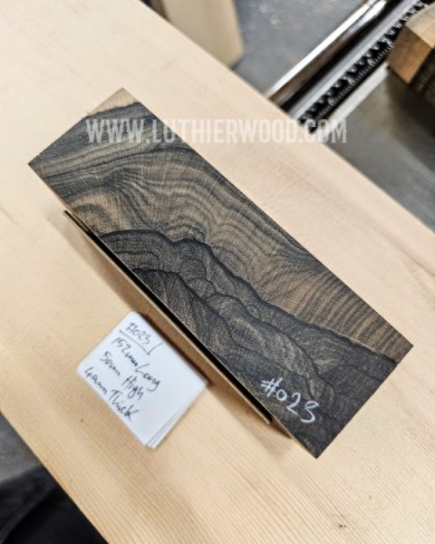 Ziricote Knife Scales Blank