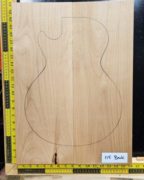 Red Alder 2 Piece Guitar / Bass Body Blank