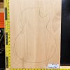 Red Alder 2 Piece Guitar / Bass Body Blank