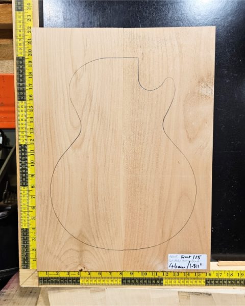 Red Alder 2 Piece Guitar / Bass Body Blank