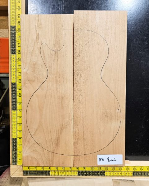 Red Alder 2 Piece Guitar / Bass Body Blank