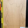 Red Alder 2 Piece Guitar / Bass Body Blank