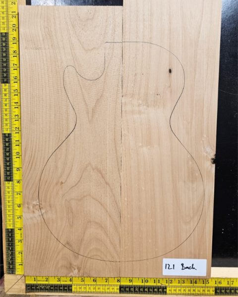 Red Alder 2 Piece Guitar / Bass Body Blank
