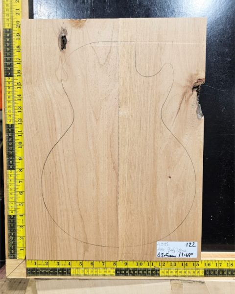 Red Alder 2 Piece Guitar / Bass Body Blank