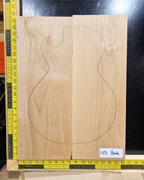 Red Alder 2 Piece Guitar / Bass Body Blank