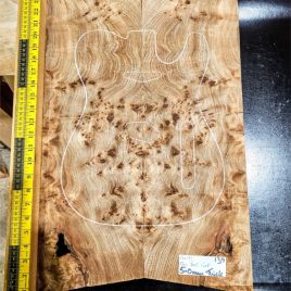 Elm Burl Bookmatched Guitar Top Set