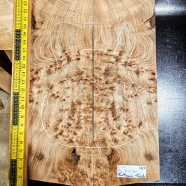 Elm Burl Bookmatched Guitar Top Set