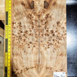 Elm Burl Bookmatched Guitar Top Set