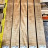 Roasted Flame Maple guitar & bass neck blank