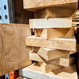 Red Alder Turning Square Bowl Blank