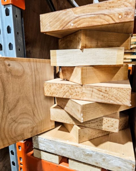 Red Alder Turning Square Bowl Blank