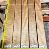 Roasted Flame Maple guitar & bass neck blank