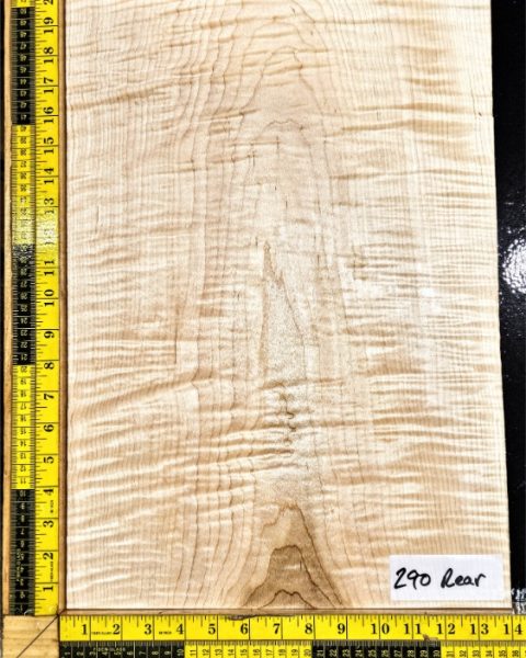 Flame Maple CARVE TOP One Piece Guitar & Bass Top