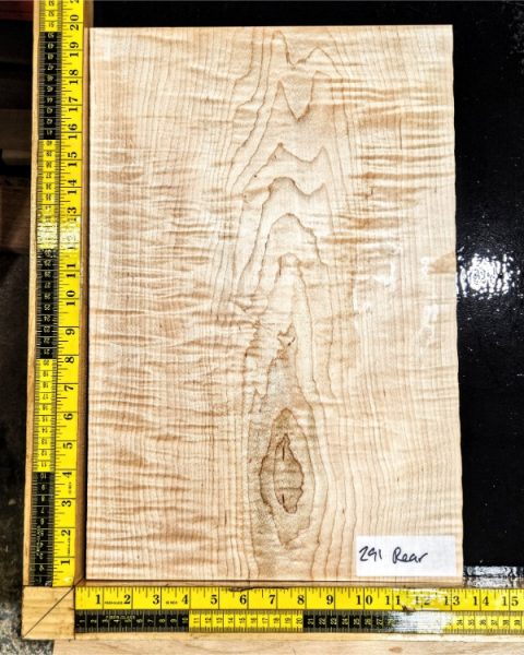 Flame Maple CARVE TOP One Piece Guitar & Bass Top Blank