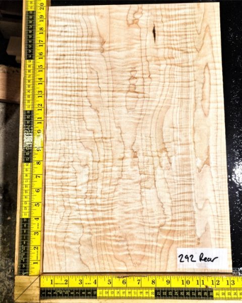 Flame Maple CARVE TOP One Piece Guitar & Bass Top Blank