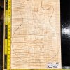 Flame Maple CARVE TOP One Piece Guitar & Bass Top Blank