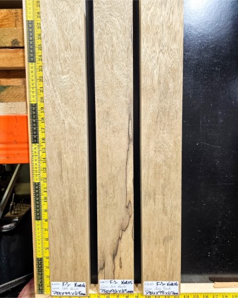 Korina Guitar Neck Blank Flat Sawn