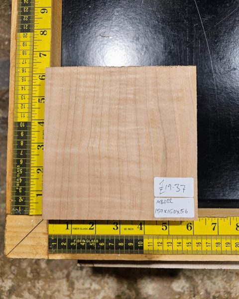 Red Maple Turning Square bowl turning blank