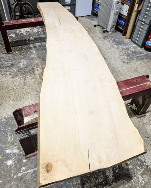 Live Edge Flame Maple Slab 027