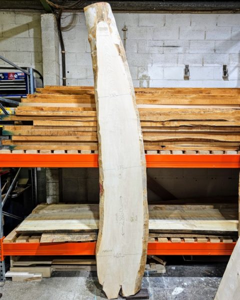 Live Edge Flame Maple Slab 028