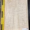 Flame Maple Bookmatched guitar & Bass Top Set