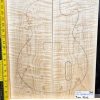 Flame Maple Bookmatched guitar & Bass Top Set