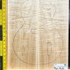 Flame Maple Bookmatched guitar & Bass Top Set