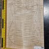Flame Maple Bookmatched guitar & Bass Top Set