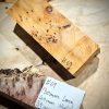 Figured Yew Knife Scales block
