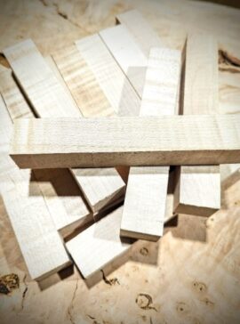 Curly Sycamore Pen Turning Blanks / small turning blanks