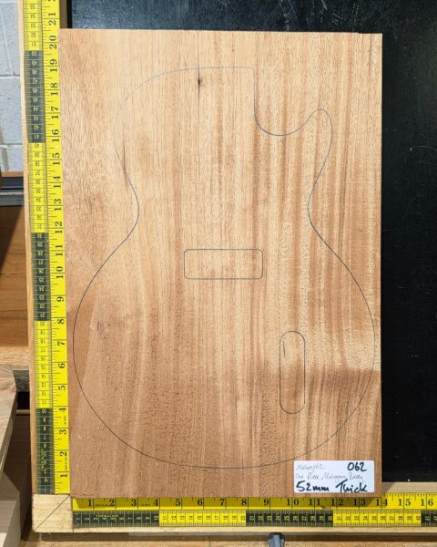 Mahogany Guitar & Bass Body Blank, One Piece Prime Grade