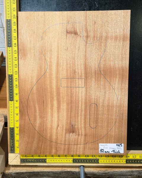 Mahogany Guitar & Bass Body Blank, One Piece Prime Grade