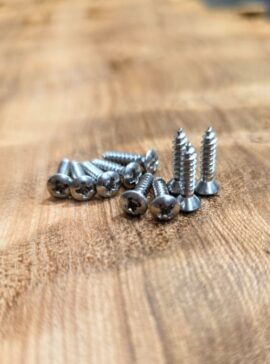 Pickguard Screws 13mm x 2.9mm Stainless Steel