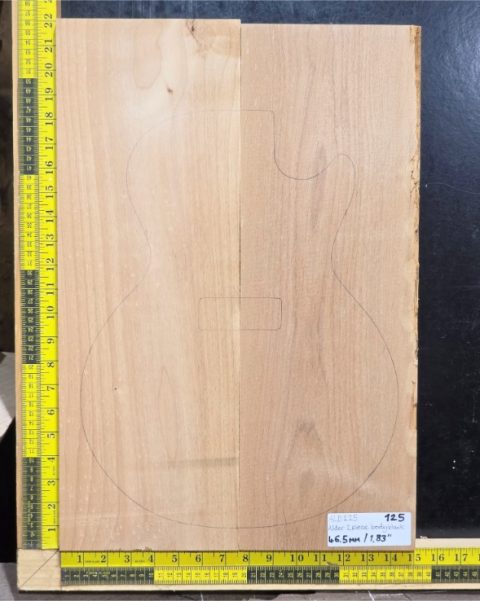 Red Alder Electric Guitar Body Blank
