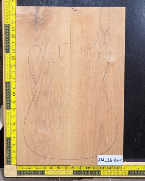 American Red Alder Electric Guitar Body Blank